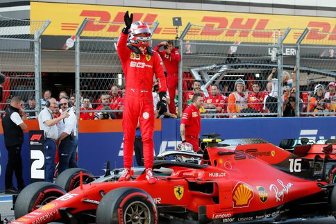 Charles Leclerc encore en pole. (Reuters) Charles Leclerc encore en pole. (Reuters)