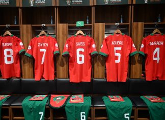 التشكيلة الرسمية للمنتخب الوطني المغربي أمام تنزانيا