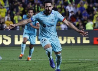 برشلونة يخطف فوزا ثمينا من لاس بالماس