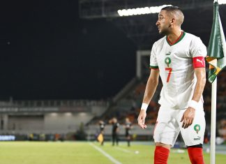 بنمحمود: “حكيم زياش خرج مصابا، أتمنى من الله ألا تكون إصابته كبيرة”