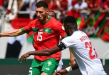 المنتخب المغربي يتعادل مع نظيره الكونغولي بهدف لمثله