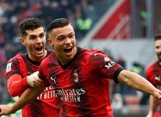 ميلان يكتسح رين ومارسيليا يتعادل مع شاختار في الدوري الأوروبي