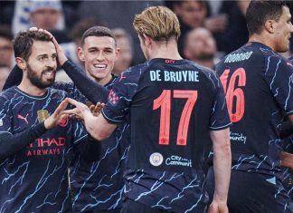 مانشستر سيتي يعود من كوبنهاغن بفوز ثمين في دوري أبطال أوروبا