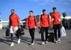 بعثة المنتخب المغربي تحط الرحال بالمغرب