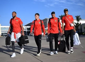 بعثة المنتخب المغربي تحط الرحال بالمغرب