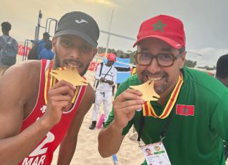 بالصور …كرة الطائرة الشاطئية تتألق إفريقيا وتهدي الانتصار لجلالة الملك محمد السادس