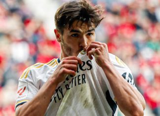 ريال مدريد يكتسح أوساسونا برباعية في مباراة سجل فيها دياز هدفا