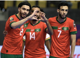 المنتخب المغربي لكرة القدم داخل القاعة يتوج بكأس أمم إفريقيا للمرة الثالثة تواليا
