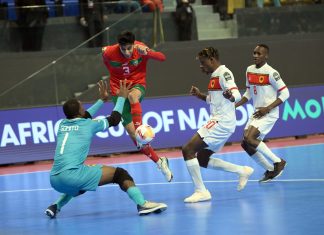 أشبال هشام الدكيك يدكون شباك المنتخب الأنغولي بخماسية