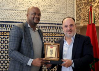 إبرام اتفاقية شراكة وتعاون بين الجامعة الملكية المغربية لكرة السلة والاتحاد الغابوني لكرة السلة