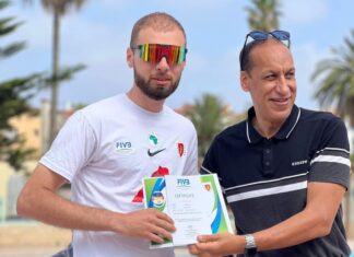 بالصور ..اختتام الدورة التكوينية الدولية لفائدة مدربي الطائرة الشاطئية بالمحمدية