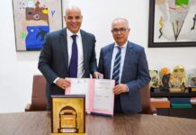 اتفاقية لتشييد المقر المركزي للجامعة الملكية المغربية للكراطي وأساليب مشتركة