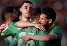 الرجاء يفوز على بركان بثلاثية نظيفة ويقلص الفارق مع الجيش لنقطة واحدة