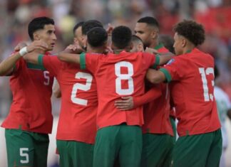 المنتخب المغربي يفوز على زامبيا بهدفين لهدف