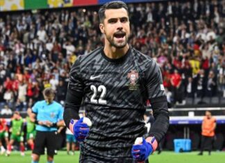 ديوغو كوستا يقود البرتغال لربع نهائي اليورو بعد صده لثلاث ركلات الترجيح أمام سلوفينيا