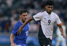 المنتخب المصري الأولمبي ينهزم أمام نظيره الفرنسي في نصف نهائي أولمبياد باريس