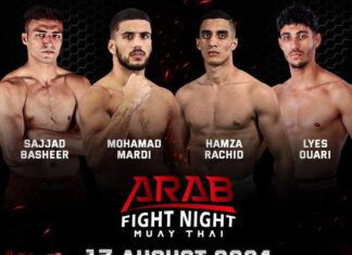 بحضور مغربي “ليلة القتال” في المواي طاي بأبو ظبي