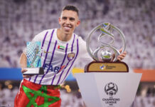سفيان رحيمي مرشح لنيل جائزة الكرة الذهبية الإماراتية لأفضل لاعب أجنبي