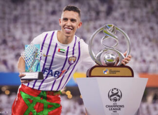 سفيان رحيمي مرشح لنيل جائزة الكرة الذهبية الإماراتية لأفضل لاعب أجنبي