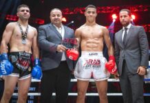 مصارع مغربي يتألق في  ليلة القتال للمواي طاي بمدينة أبوظبي