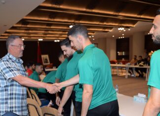 فوزي لقجع يحفز “أسود القاعة” قبل مونديال أوزبكستان