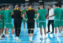 حصة تدريبية لمنتخب “الفوتسال” استعدادا لمواجهة البرتغال