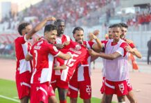 الوداد الرياضي يقسو على الدفاع الحسني الجديدي بأربعة أهداف