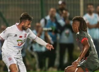 التعادل الإيجابي يحسم مباراة حسنية أكادير والوداد الرياضي