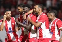 الوداد الرياضي يفوز على شباب المحمدية بثلاثة أهداف لهدفين