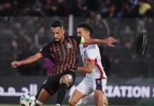 الجيش الملكي يتعادل مع ضيفه أولمبيك آسفي بهدف لمثله