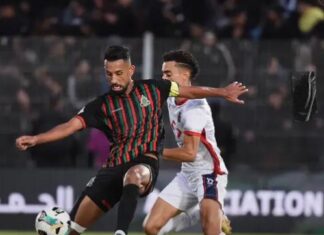 الجيش الملكي يتعادل مع ضيفه أولمبيك آسفي بهدف لمثله