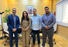 عمدة الدار البيضاء تستقبل رئيس الجامعة الملكية المغربية للريكبي