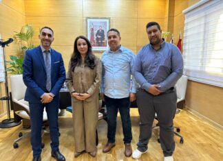 عمدة الدار البيضاء تستقبل رئيس الجامعة الملكية المغربية للريكبي