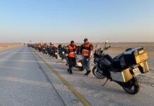 إنجاز عالمي غير مسبوق …طواف المسيرة الخضراء للدراجات النارية يعبر صحراء الربع الخالي بالسعودية