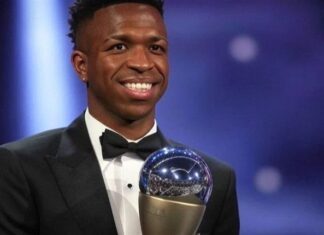 Vinícius Júnior et Aitana Bonmatí sacrés lors des prix The Best de la FIFA à Doha
