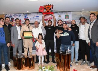 بالصور …مفخرة المغرب ..حفل استقبال وتكريم للبطل خليل صديني المتوج بلقب وصيف بطل العالم للجيت سكي بالتايلاند