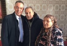 فوزي لقجع يزور أحمد فرس للاطمئنان على صحته