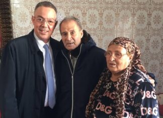 فوزي لقجع يزور أحمد فرس للاطمئنان على صحته