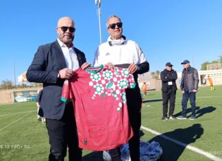 بالصور ….حضور مميز للجامعة الملكية المغربية للريكبي خلال فعاليات البطولة الوطنية المدرسية للريكبي بتازة