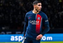 أشرف حكيمي ضمن قائمة باريس سان جيرمان لمواجهة مانشستر سيتي