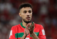 نصير مزراوي أفضل لاعب في مباراة المغرب وتنزانيا