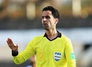 الحكم الليبي معتز الشلماني يقود إياب ربع نهائي عصبة الأبطال بين الجيش وبيراميدز