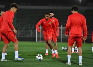 حصة تدريبية أخيرة للمنتخب المغربي قبل لقاء النيجر