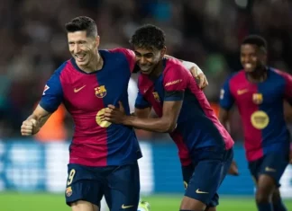 برشلونة يفوز على بنفيكا ويتأهل إلى ربع نهائي دوري أبطال أوروبا