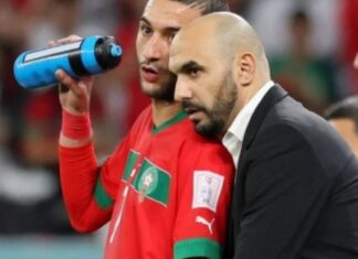 وليد الركراكي: حكيم زياش مكانته مهمة في المنتخب الوطني