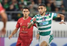 الرجاء الرياضي يفوز على حسنية أكادير