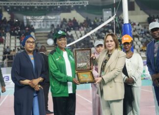 بالصور …افتتاح بطولة إفريقيا لكرة الطائرة للأندية بنيجيريا ..الرياضة في خدمة الدبلوماسية الرياضية