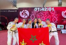 بالصور .. أبطال الجيدو يرفعون راية المغرب في سماء عمّان