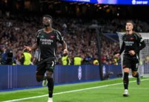 آرسنال يقصي ريال مدريد ويتأهل إلى نصف نهائي دوري الأبطال