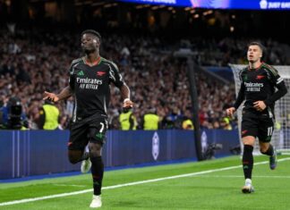 آرسنال يقصي ريال مدريد ويتأهل إلى نصف نهائي دوري الأبطال